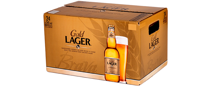 CR-GoldBoxL custom pre-print packaging